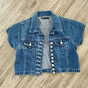 DB Denim Short Sleeve Cropped Jacket